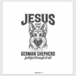 Faith German Shepherd Shirt for Christian Dog Love