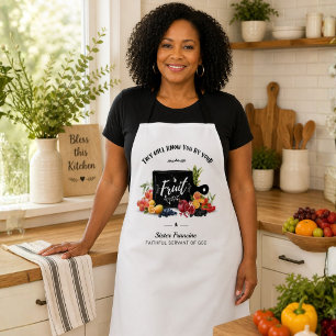 Faith Gift for Women / Personalised Christian  Apron