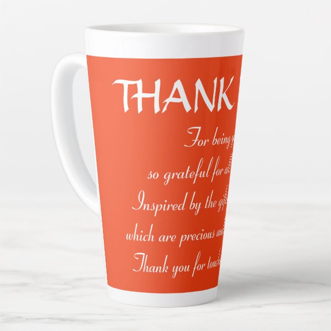 Faith Gifts Collection Latte Mug (Left Angle)
