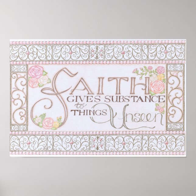 FAITH Gives Substance Poster (Front)