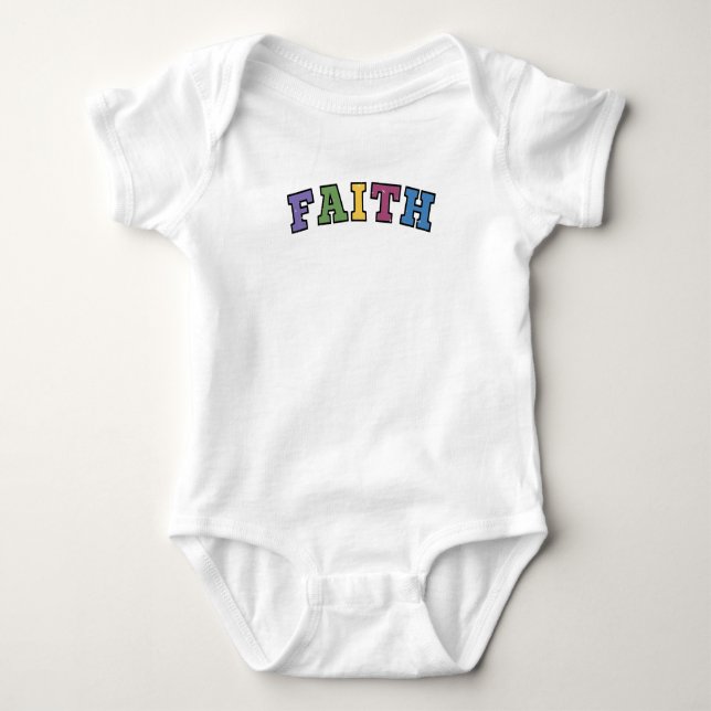 Faith Good Friday Easter  Baby Bodysuit (Front)
