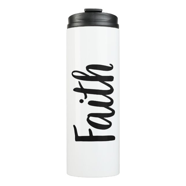Faith Gospel Graphics Faith Art Aesthetic Christia Thermal Tumbler (Front)