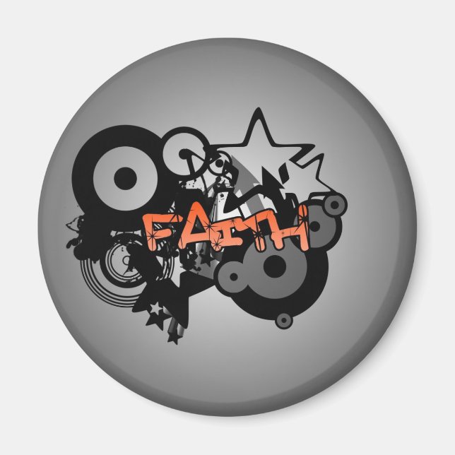 FAITH Graffiti Art Magnet (Front)