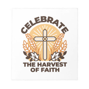Faith Harvest Celebration – Inspirational Art Notepad