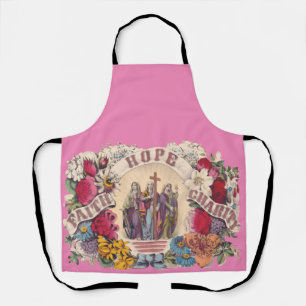 Faith, Hope and Charity Theological virtues Apron