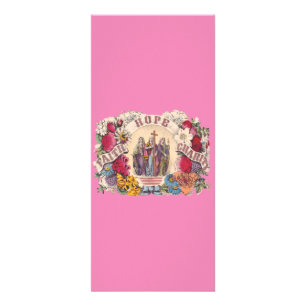 Faith, Hope and Charity Theological virtues Rack Card