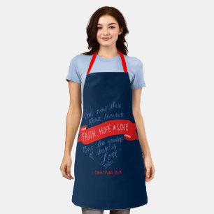 Faith Hope and Love 2 Apron