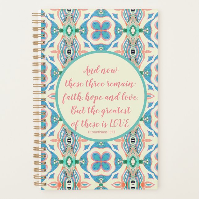 Faith, Hope and Love Planner (Front)