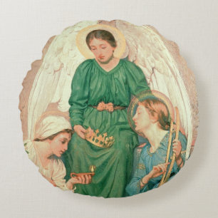 Faith, Hope and Love Round Cushion
