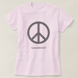 Faith, Hope, and Love T-Shirt (Pink)