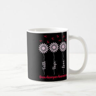 Faith Hope Brain Aneurysm Awareness Month Support Coffee Mug