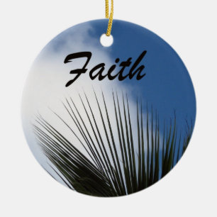 Faith - Hope Ceramic Tree Decoration