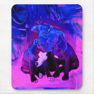 Faith Hope & Charity, Abused Pit Bull Dogs Mouse Pad