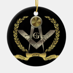 Faith, Hope, Charity Ceramic Tree Decoration