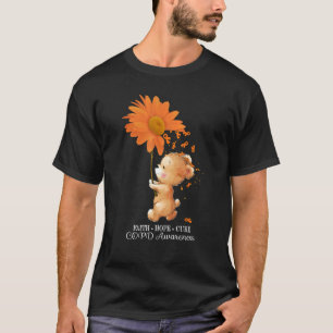 Faith Hope Cure Orange Copd Awareness 1 T-Shirt