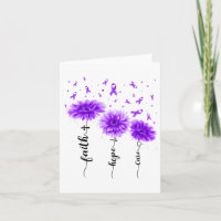 Faith Hope Cure Purple Sunflower Overdose Awarenes