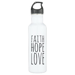 Faith Hope Love 710 Ml Water Bottle
