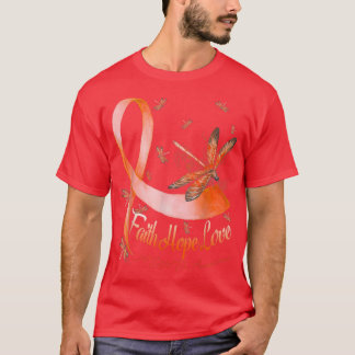 Faith Hope Love ADHD Awareness Dragonfly  T-Shirt