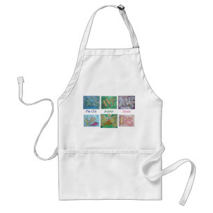 Faith Hope Love Angel Word Collage Apron