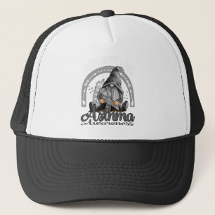 Faith Hope Love Asthma Awareness Month Rainbow Trucker Hat