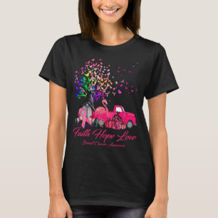 Faith Hope Love Awareness Pumpkin Truck Tree Gnome T-Shirt