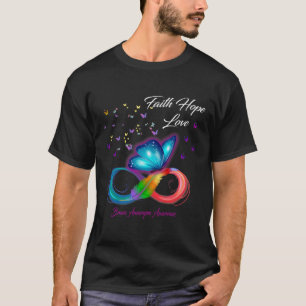 Faith Hope Love Brain Aneurysm Awareness  T-Shirt
