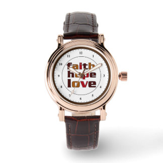 Faith Hope Love Browns Watch