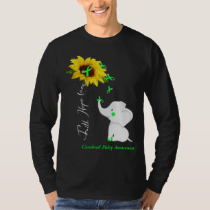 Faith Hope Love Cerebral Palsy Awareness T-Shirt