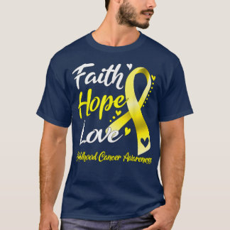 Faith Hope Love Childhood Cancer Awareness1654 T-Shirt