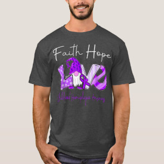 Faith Hope Love Childhood Hemiplegia Awareness 167 T-Shirt