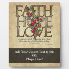 Faith Hope Love Christian Bible Verse