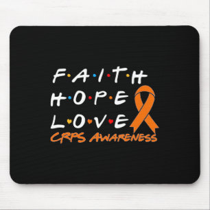 Faith Hope Love Crps Awareness 1  Mouse Pad