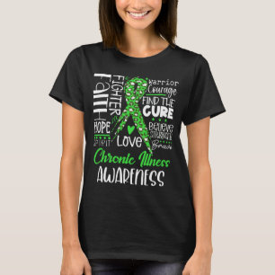 Faith Hope Love Cure Chronic Illness Awareness T-Shirt