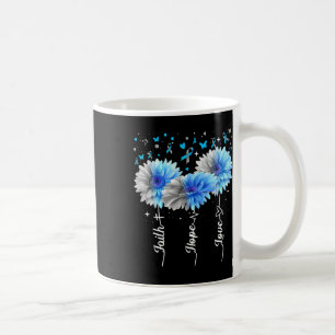 Faith Hope Love Cute Daisy Diabetes Awareness Gift Coffee Mug