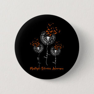 Faith Hope Love Dandelion Multiple Sclerosis Aware 6 Cm Round Badge