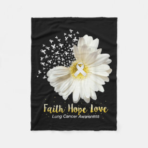 Faith Hope Love Fleece Blanket