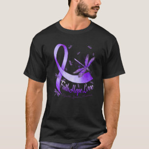 Faith Hope Love Infantile Spasms Awareness Dragonf T-Shirt