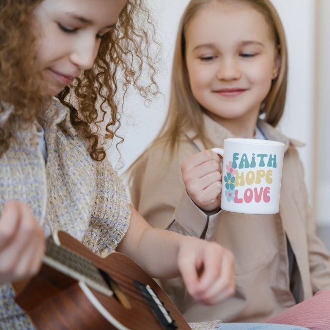 Faith Hope Love Inspirational Quote Coffee Mug (Creator Uploaded)