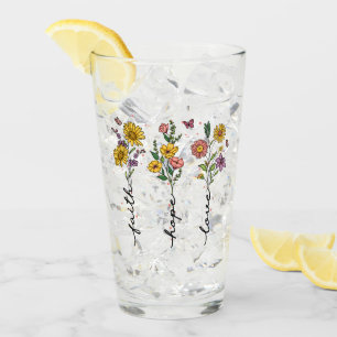 "Faith-Hope-Love"   Inspiring Floral Design Glass