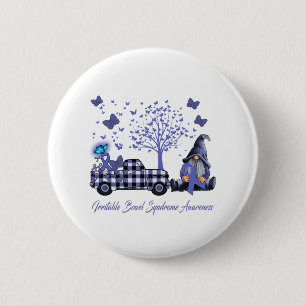 Faith Hope Love Irritable Bowel Syndrome Awareness 6 Cm Round Badge