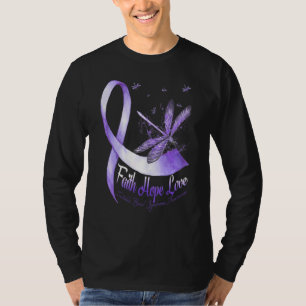 Faith Hope Love Irritable Bowel Syndrome Awareness T-Shirt