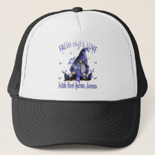 Faith Hope Love Irritable Bowel Syndrome Awareness Trucker Hat