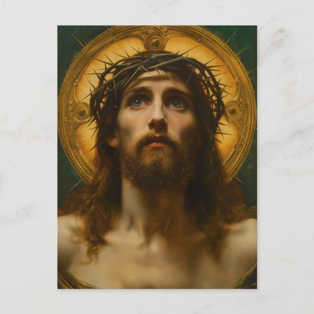 Faith Hope Love | Jesus Christ Christian Gift Invitation Postcard (Front)