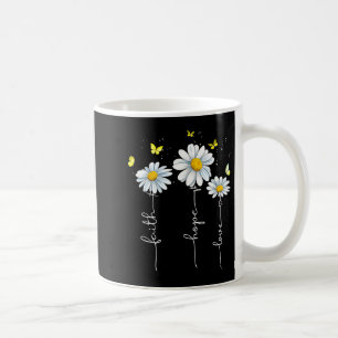 Faith Hope Love Jesus Christian Cross God Faith Fl Coffee Mug