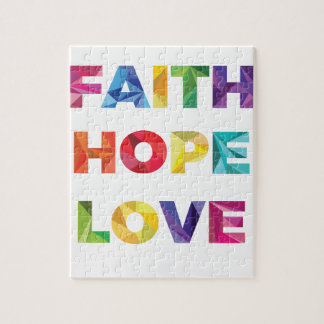 FAITH HOPE LOVE JIGSAW PUZZLE