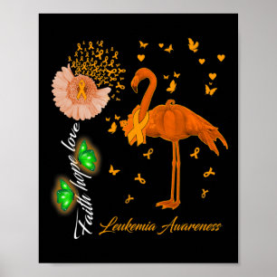 Faith Hope Love Leukaemia Awareness  Poster
