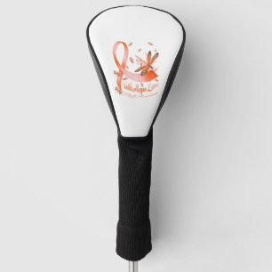 Faith Hope Love MS Awareness Dragonfly Golf Head Cover