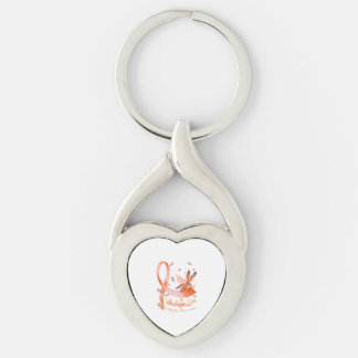 Faith Hope Love MS Awareness Dragonfly Key Ring