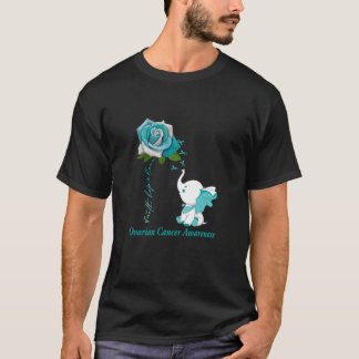 Faith Hope Love Ovarian Cancer Awareness T-Shirt