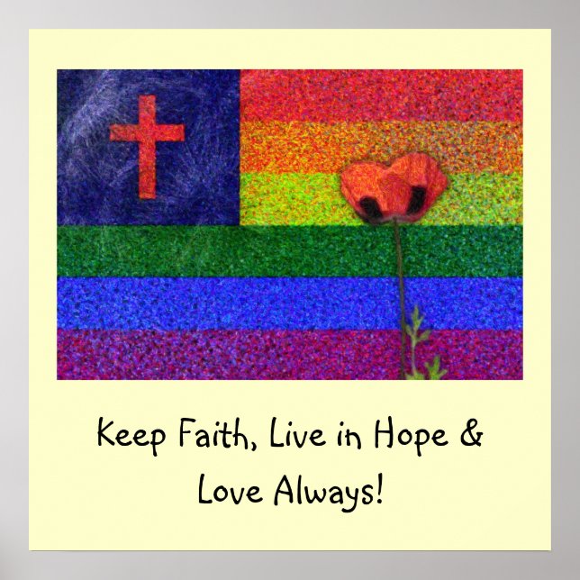 FAITH HOPE & LOVE POSTER (Front)